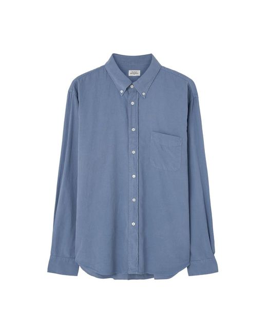 Hartford Blue Casual Shirts for men