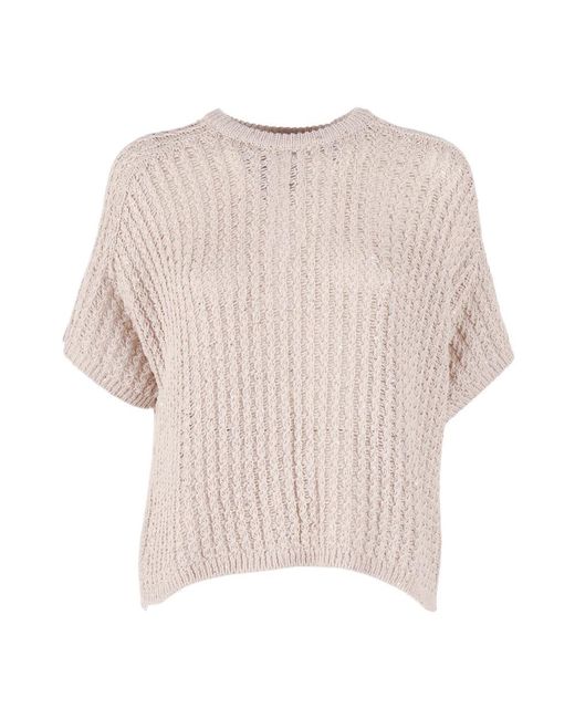 Antonelli Natural Round-Neck Knitwear