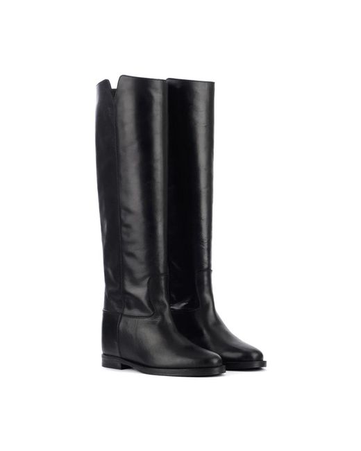 Via Roma 15 Black High Boots
