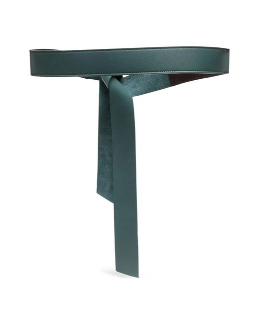 Niu Accessoires ,Groen ,Leer Bow Leren Riem in het Green