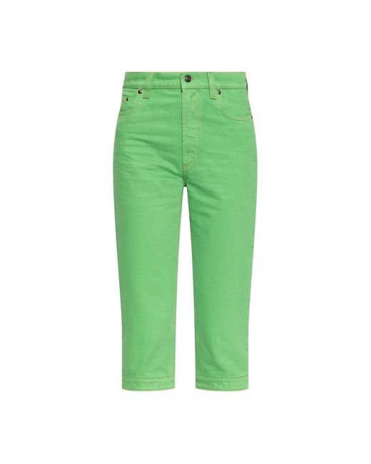 Cropped Jeans Versace de color Green