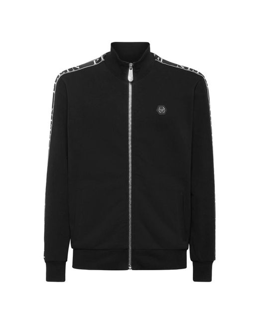Philipp Plein Black Zip-Throughs for men