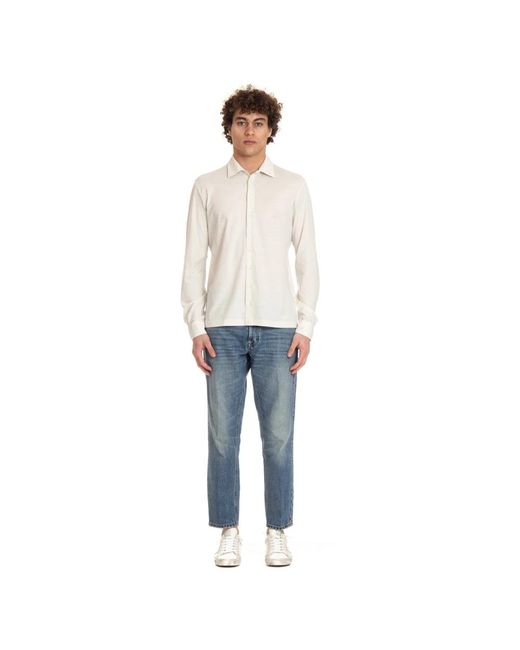 Herno White Casual Shirts for men