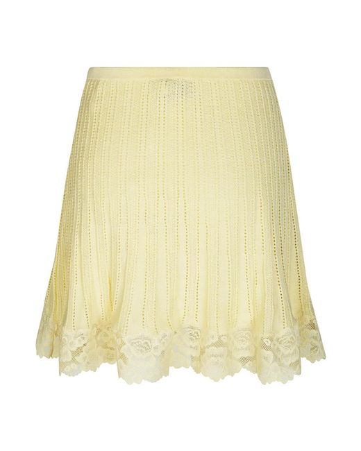 Self-Portrait Yellow Short Skirts
