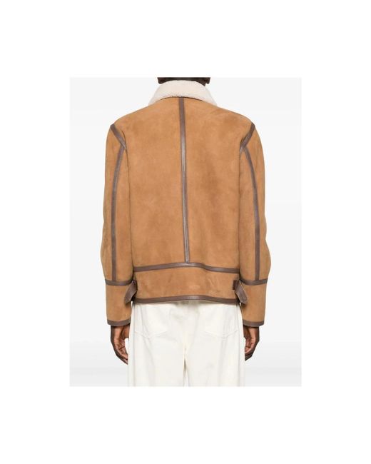 Dondup Shearling Kraag Kameelbruin Buitenkleding in het Brown voor heren
