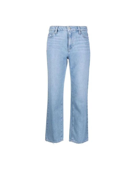 PAIGE Blue Cropped Jeans