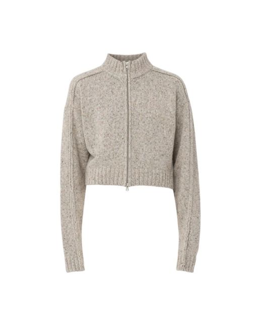 Cardigans Won Hundred en coloris Gray