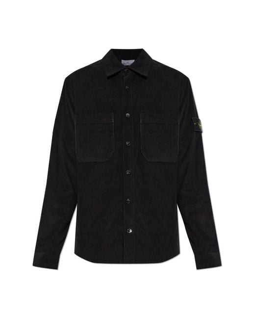 Stone Island Black Casual Shirts for men