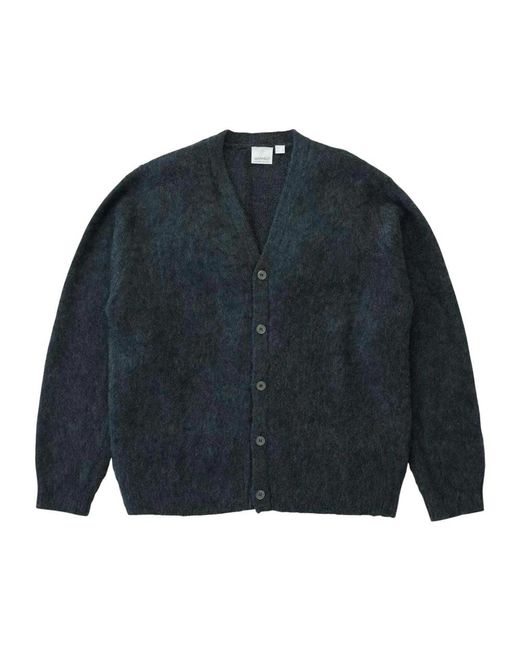 Gramicci Truien & Vesten ,Grijs ,Mohair Cardigan in het Blue voor heren