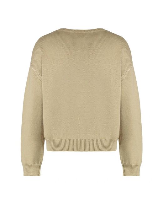 A.P.C. Natural Round-Neck Knitwear for men