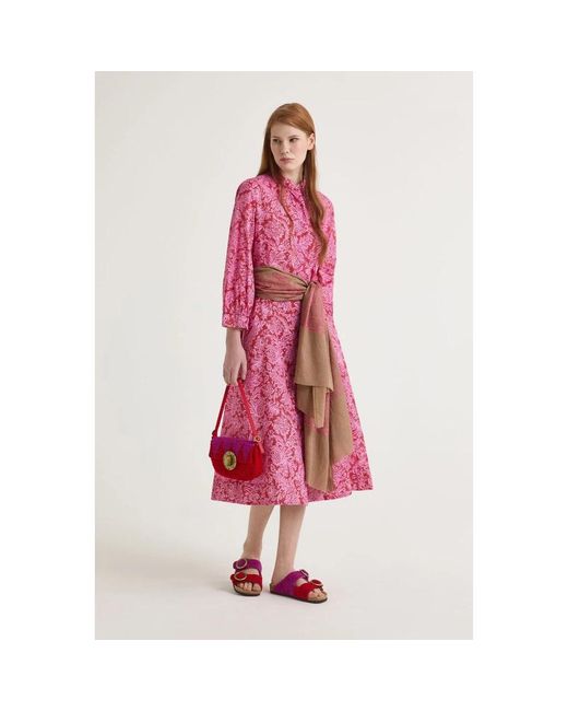 Maliparmi Midi Dresses in het Pink