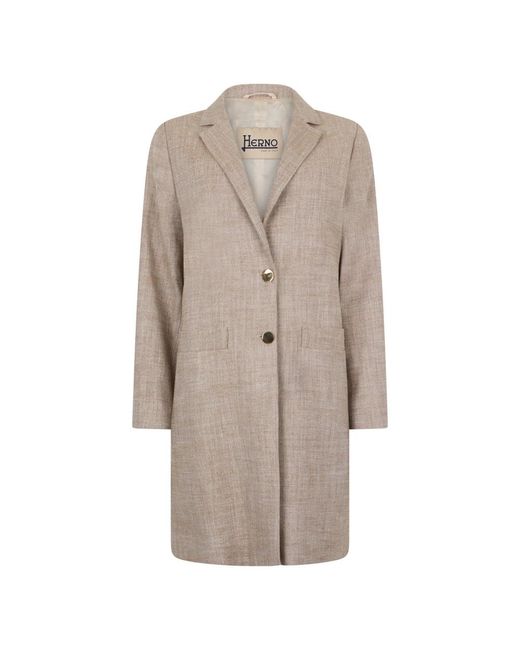 Herno Natural Single-Breasted Coats