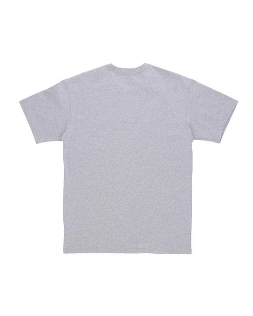 Nike Fitness ,Grijs ,Katoen Premium Essentials Sust Tee T-Shirt in het Blue voor heren
