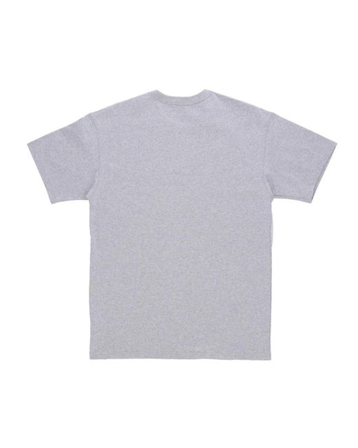Nike Fitness ,Grijs ,Katoen Premium Essentials Sust Tee T-Shirt in het Blue voor heren