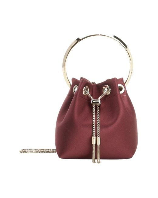 Jimmy Choo Red Bucket Bags
