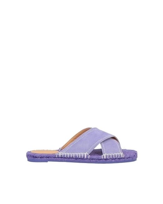Castaner Schoenen ,Paars ,Stijlvolle Sandalen Voor Zomeroutfits in het Purple