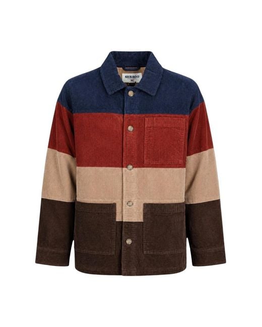 Light Jackets Sebago de hombre de color Blue