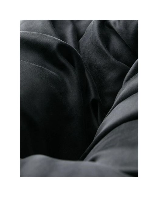 Rick Owens Black Silky Scarves