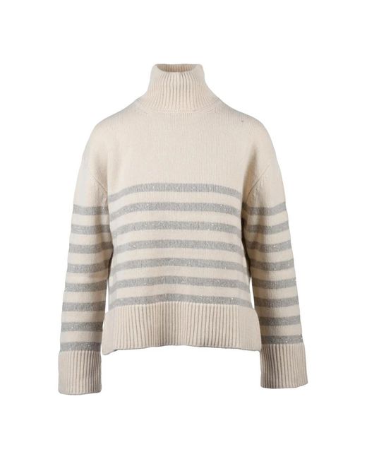 Peserico Gray Turtlenecks