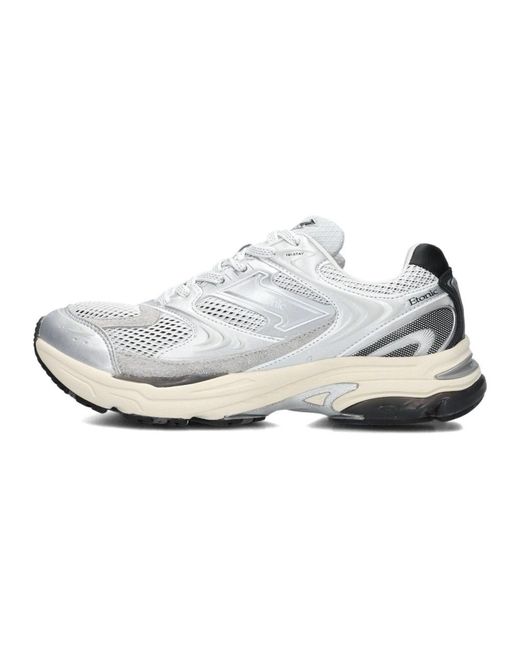 Etonic White Silberne Evolution Saturn Damensneakers