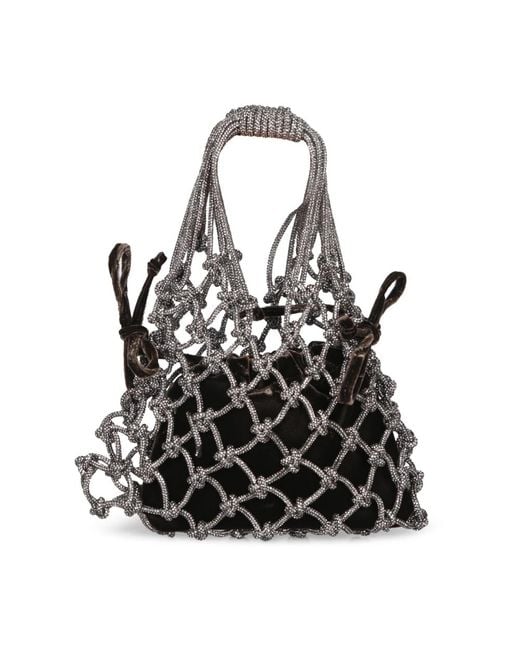 HIBOURAMA Black Carrie Top-Handle Bag