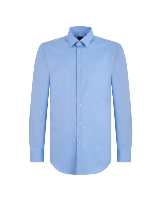 Boss Blue Formal Shirts for men