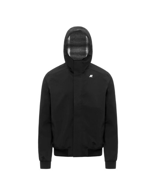 K-Way Black Light Jackets for men