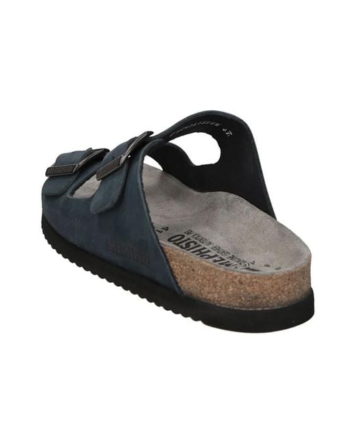 Mephisto Blue Sliders for men