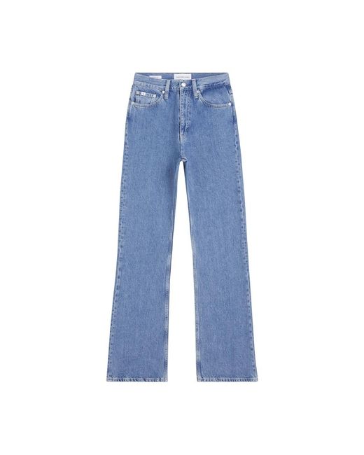 Jeans > wide jeans Calvin Klein en coloris Blue