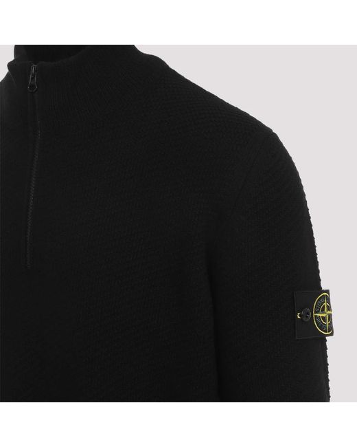 Stone Island Black Turtlenecks for men