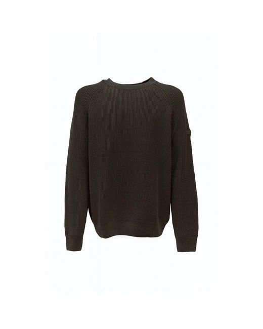 Heskimo Black Round-Neck Knitwear for men
