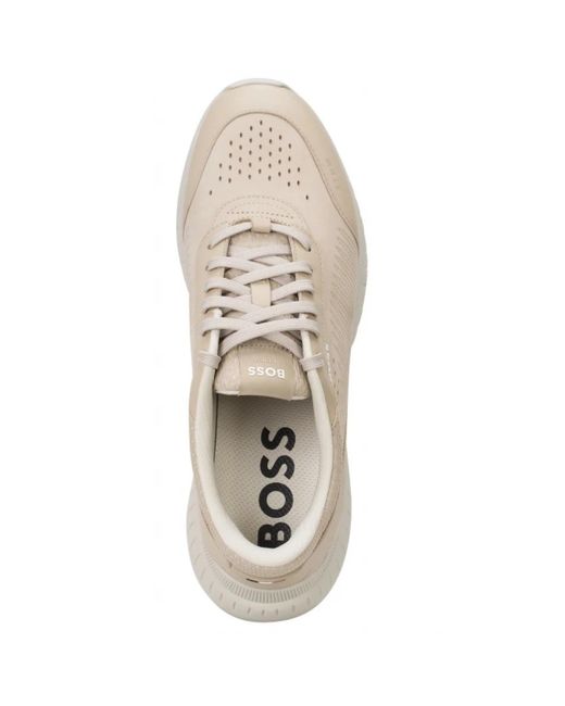 HUGO Medium Sneakers Light Run in Natural für Herren