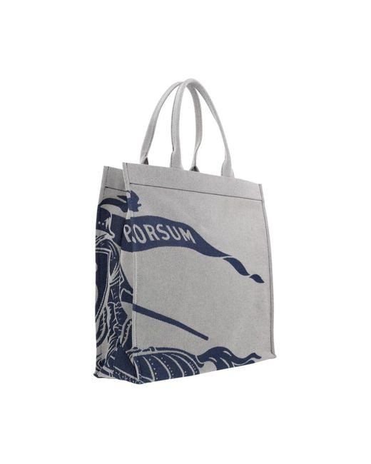 Burberry Gray Shopping Bags