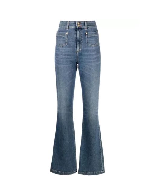 Just Cavalli Flared Jeans in het Blue