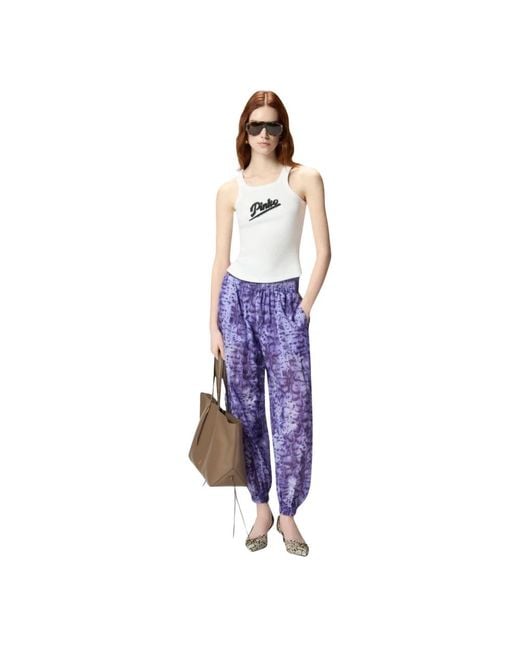 Pinko Blue Sleeveless Tops