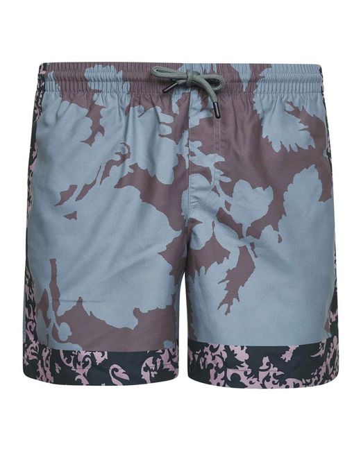 Dries Van Noten Blue Beachwear for men