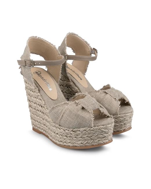 Espadrilles Gray Wedges