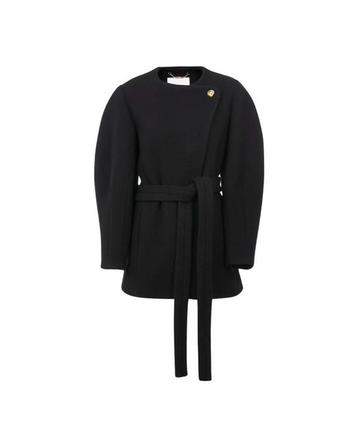 Chloé Black Belted Coats