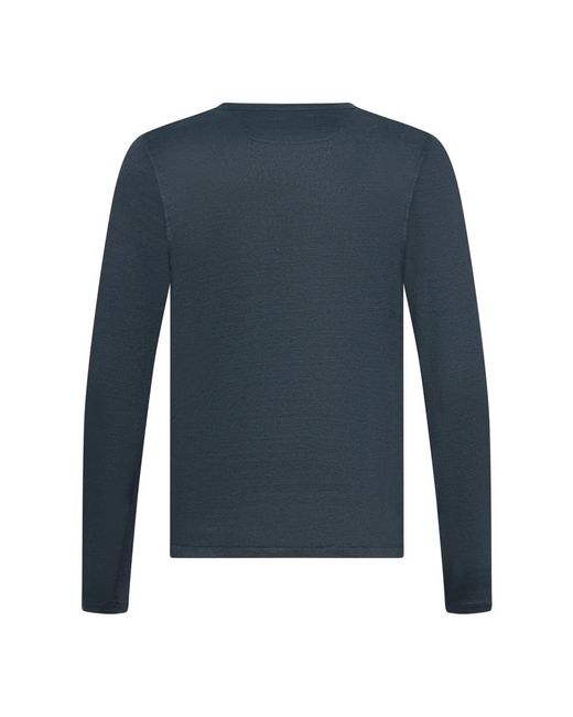 Franzese Collection Blue Long Sleeve Tops for men