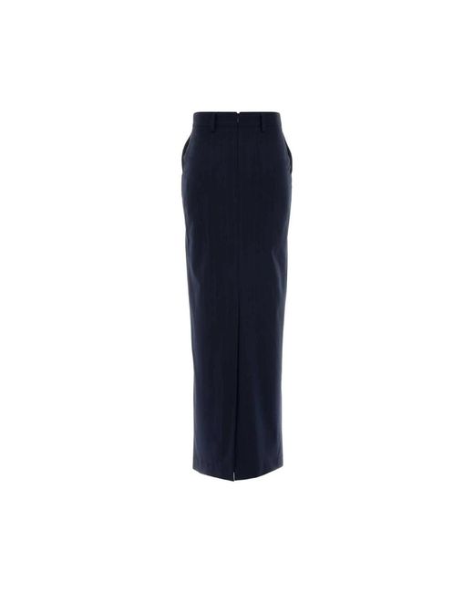 THE NINA STUDIO Blue Midi Skirts