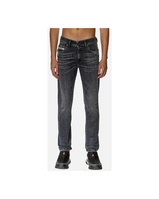 DIESEL Gray Slim-Fit Jeans for men