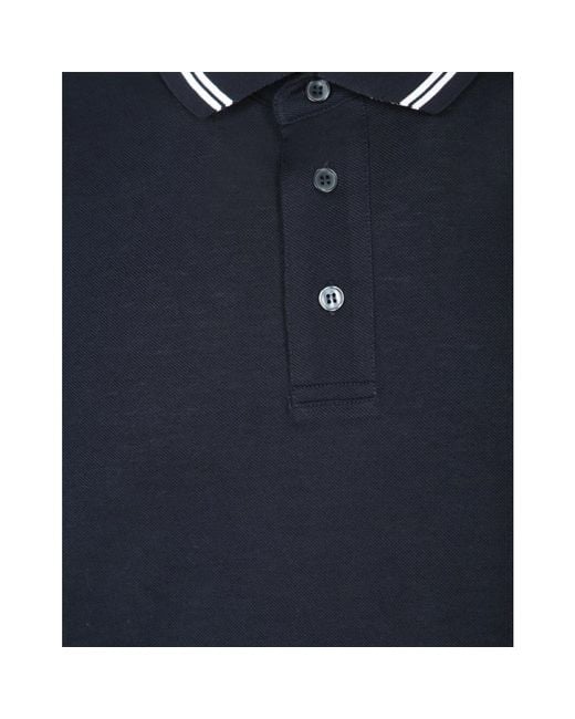 Emporio Armani Blue Polo Shirts for men