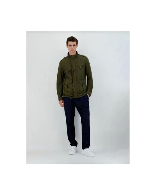 Herno Green Light Jackets for men
