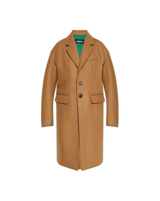DSquared² Brown Wollmantel