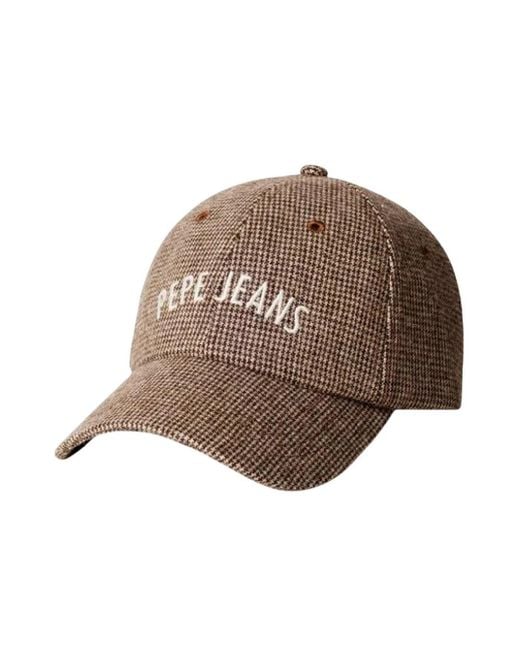 Pepe Jeans Brown Baseball Cap