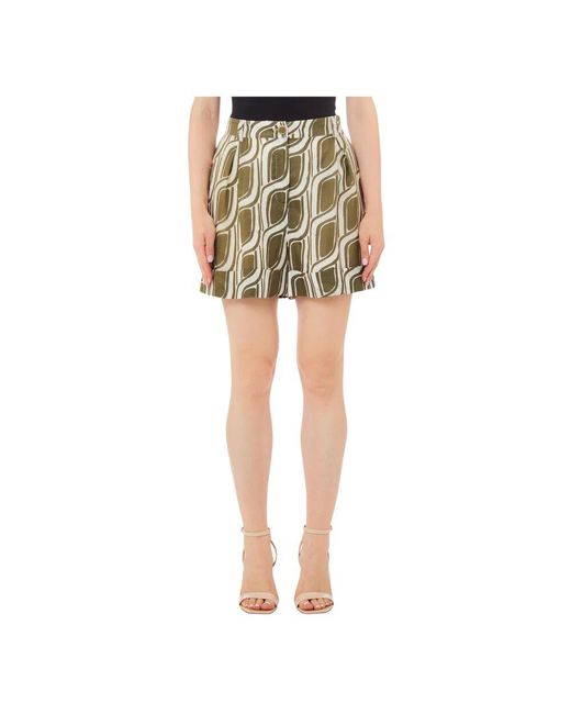 Liu Jo Green Short Shorts