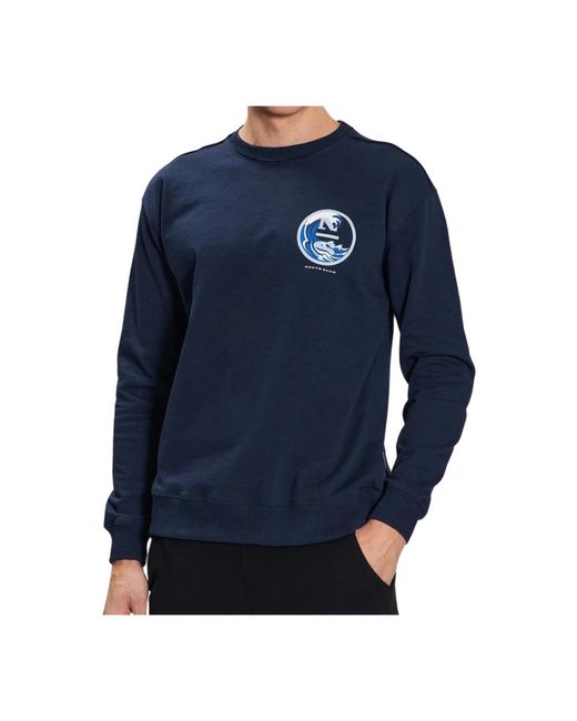North Sails Blue Sweatshirts for men