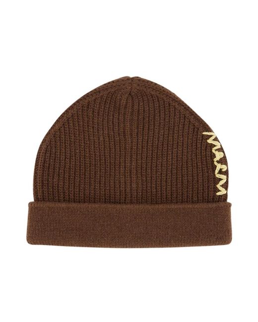 Beanies Marni pour homme en coloris Brown