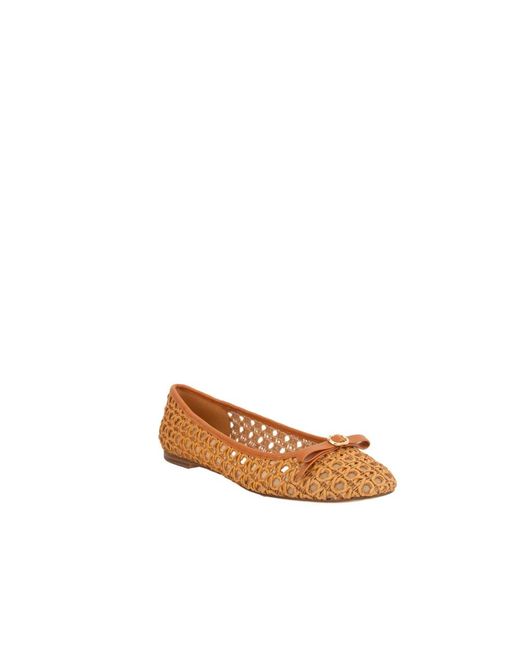 Twinset Brown Ballerina Shoes