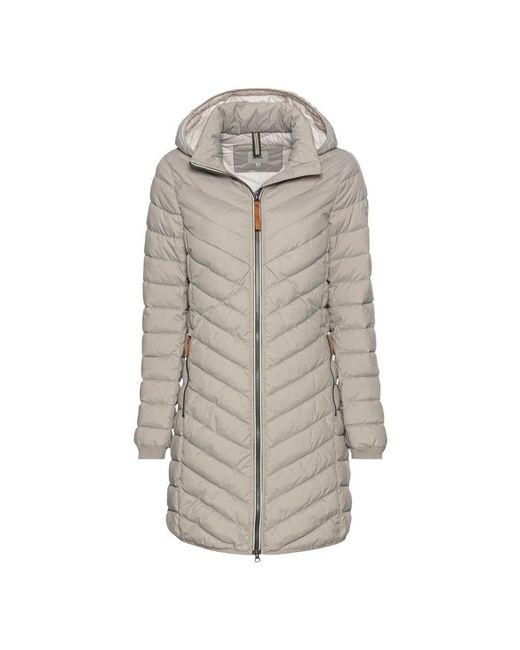 Camel Active Gray Mantel Mit Fischgratmuster
